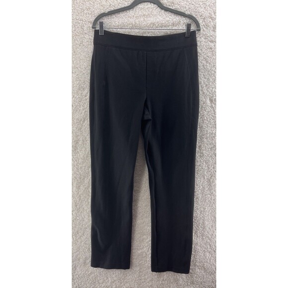 Spanx The Perfect Pants Slim Straight Size Large Black Stretch Slimming Workwear - Picture 1 of 10